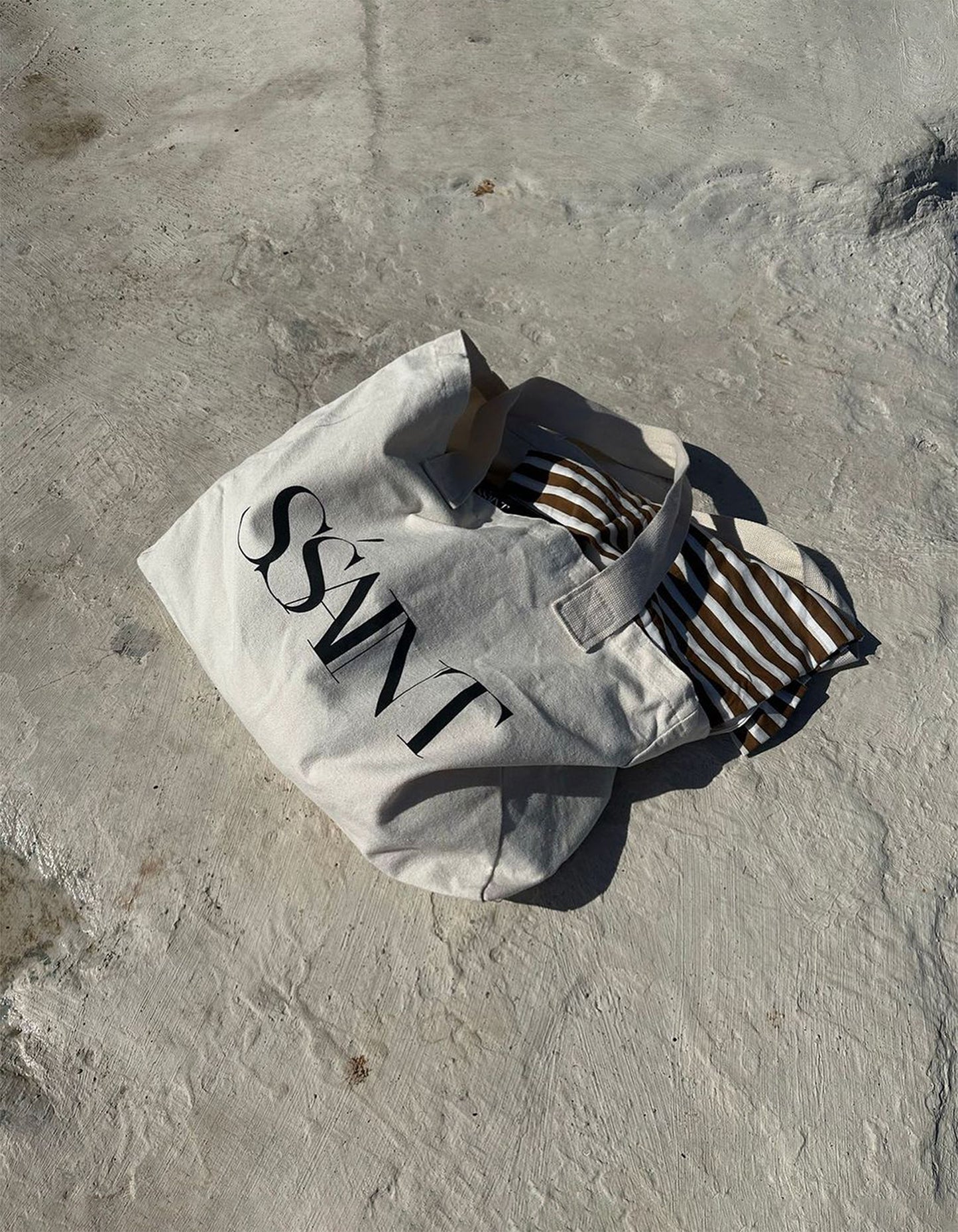 Ssaint Tote Bag - Cream