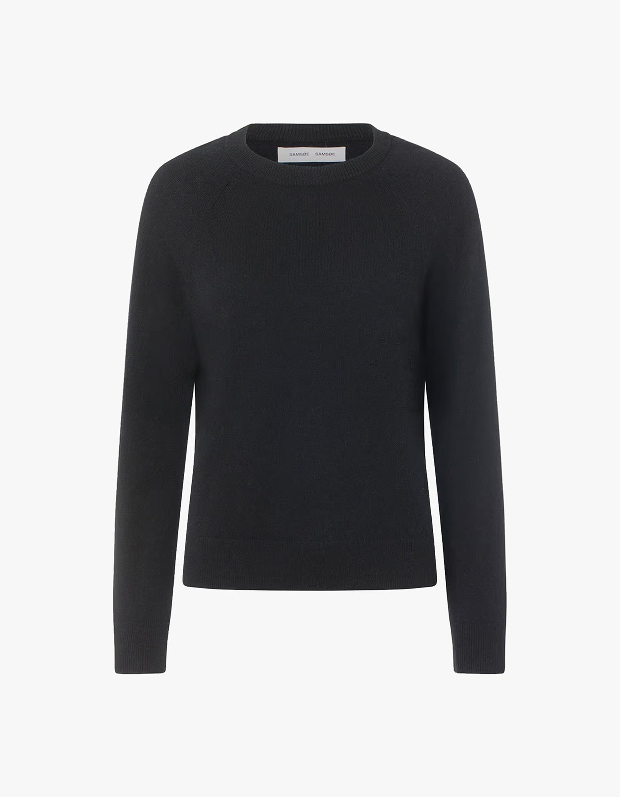 Boston O Neck Cashmere Knit 6304 - Black