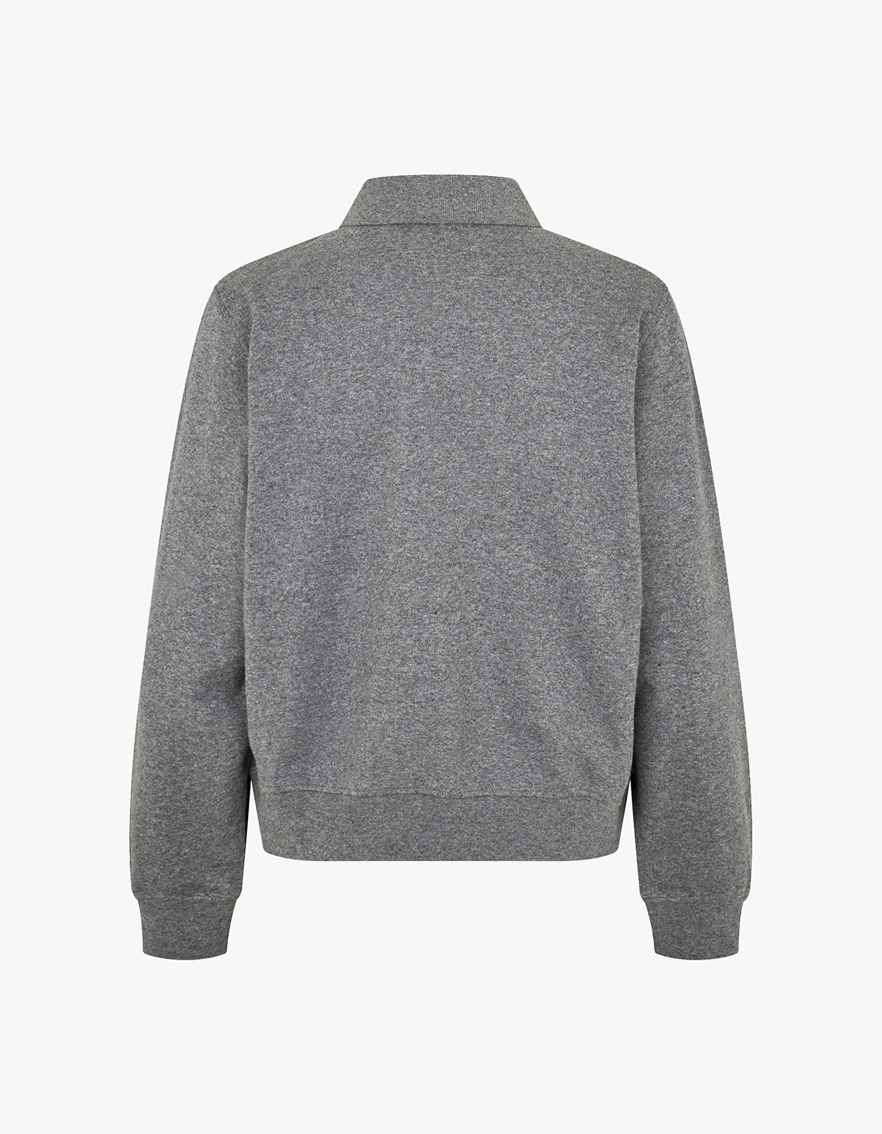 Sadory L/S Polo 15885 - Mid Grey Mel.