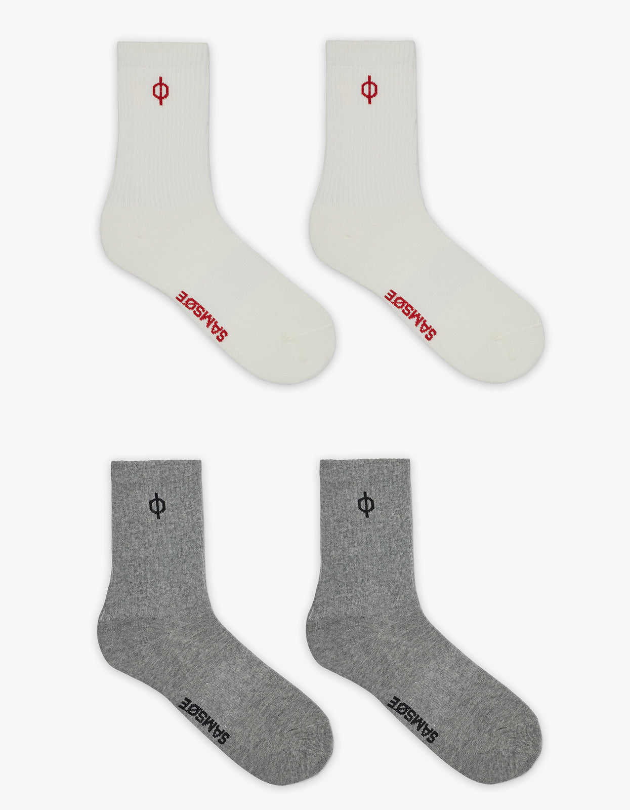 Sahanne Socks 15807 - Cream And Grey Mel.