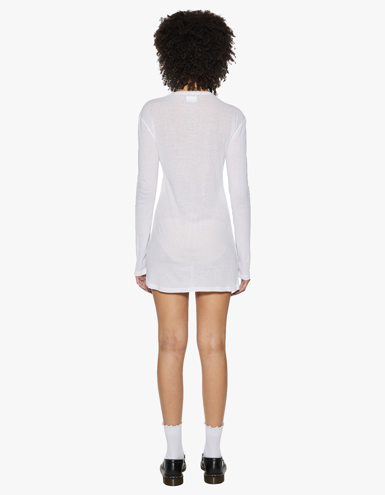 Crawford L/S Mini Dress - White