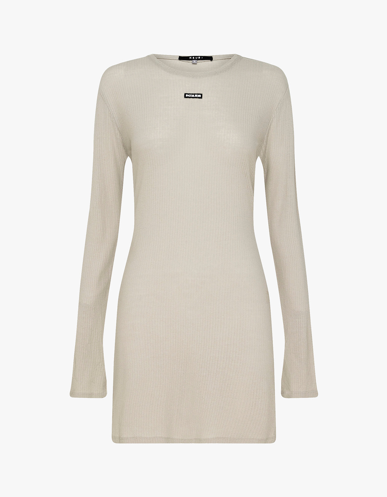 Crawford L/S Mini Dress - Taupe