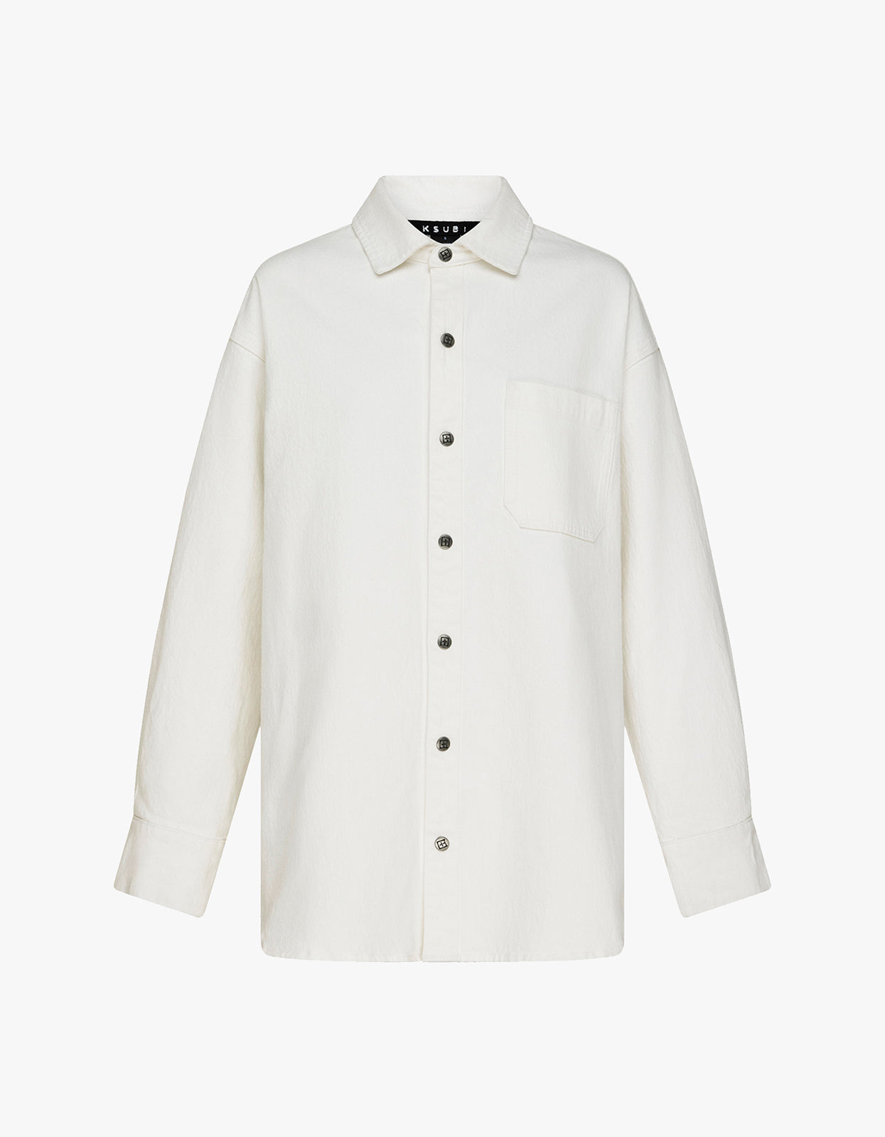 Oversized L/S Shirt - Ecru