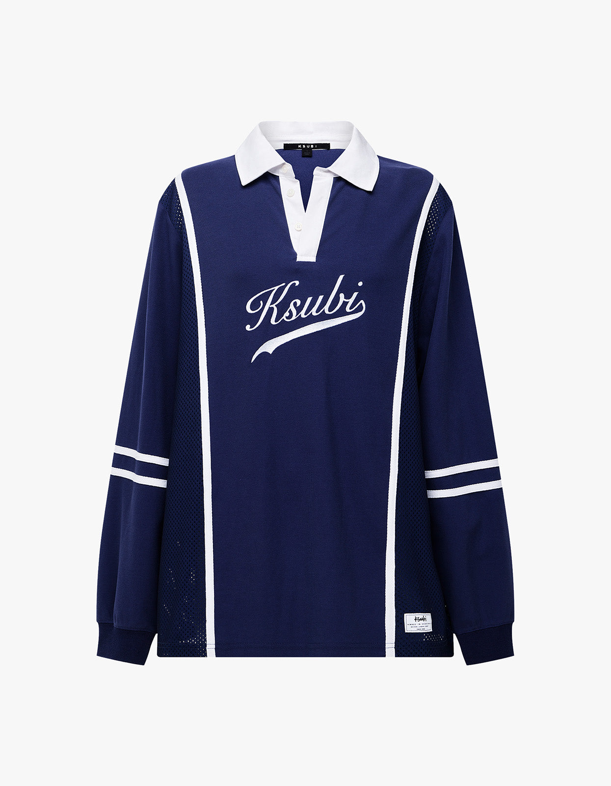 Playoff L/S Polo Jersey - Navy