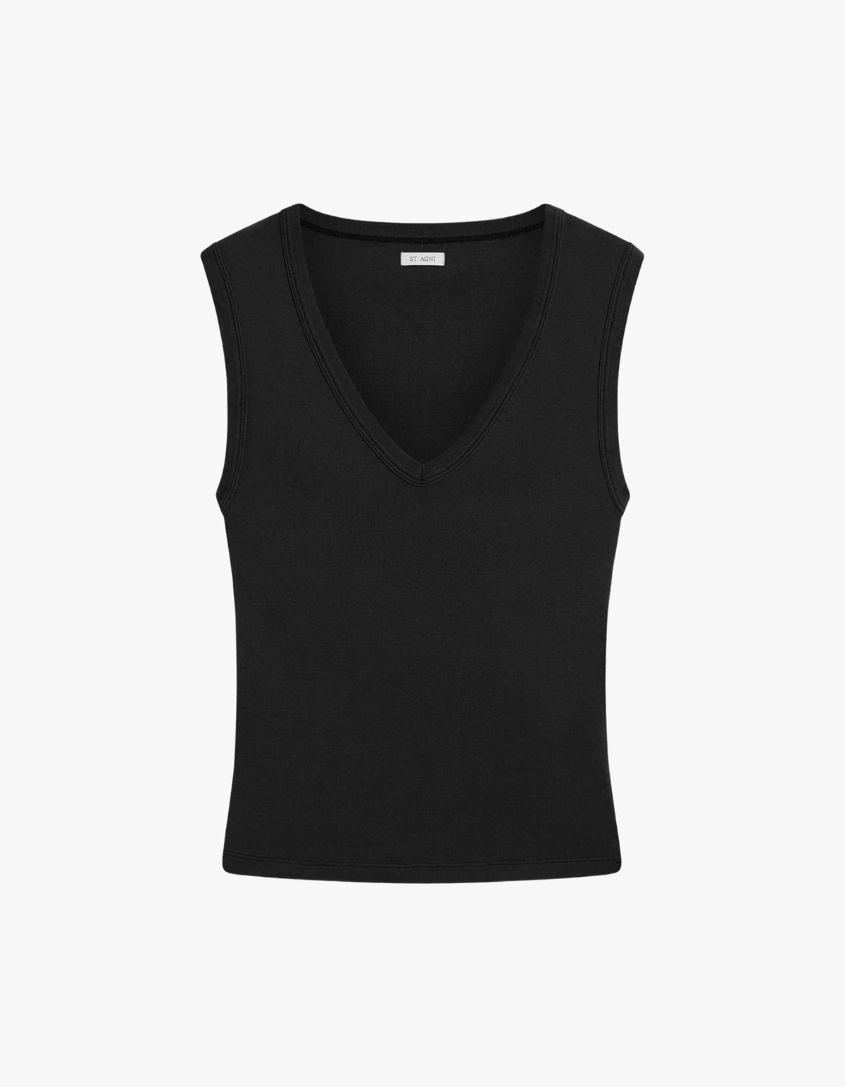 Organic Cotton 90S Top - Jet Black
