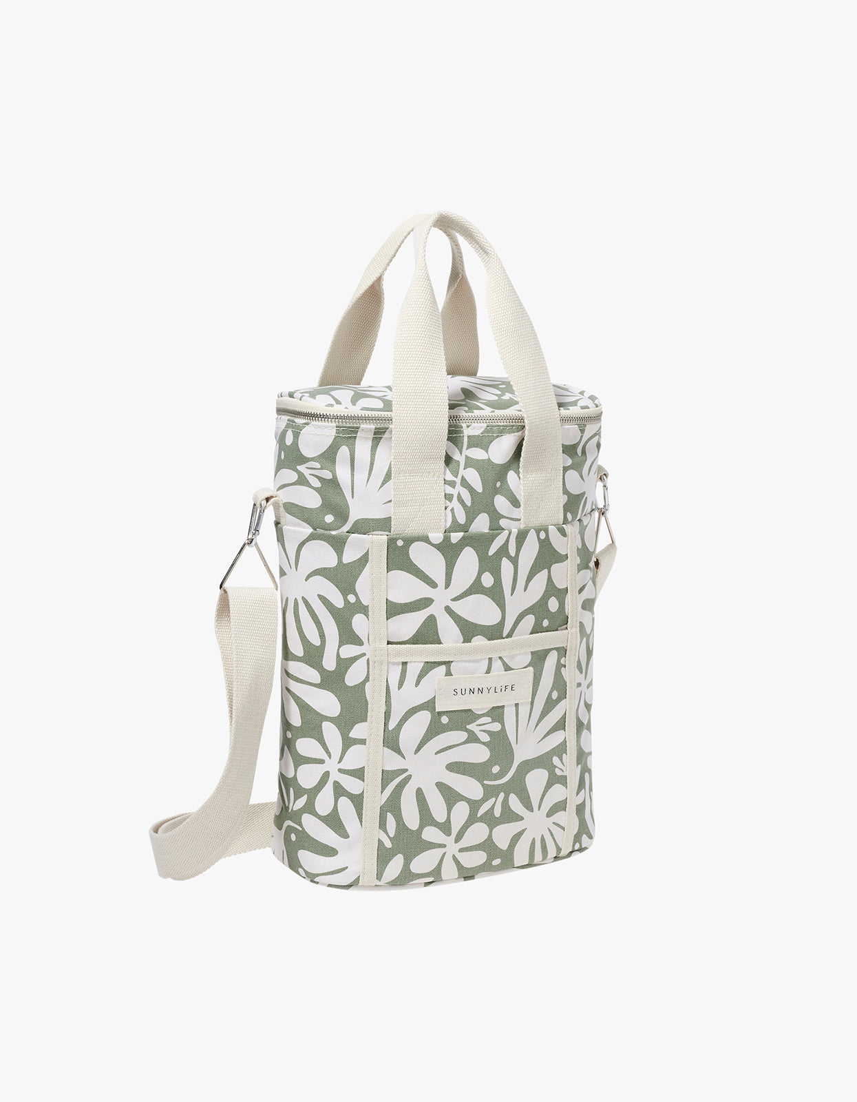 Canvas Drinks Cooler Bag - Vacay Olive