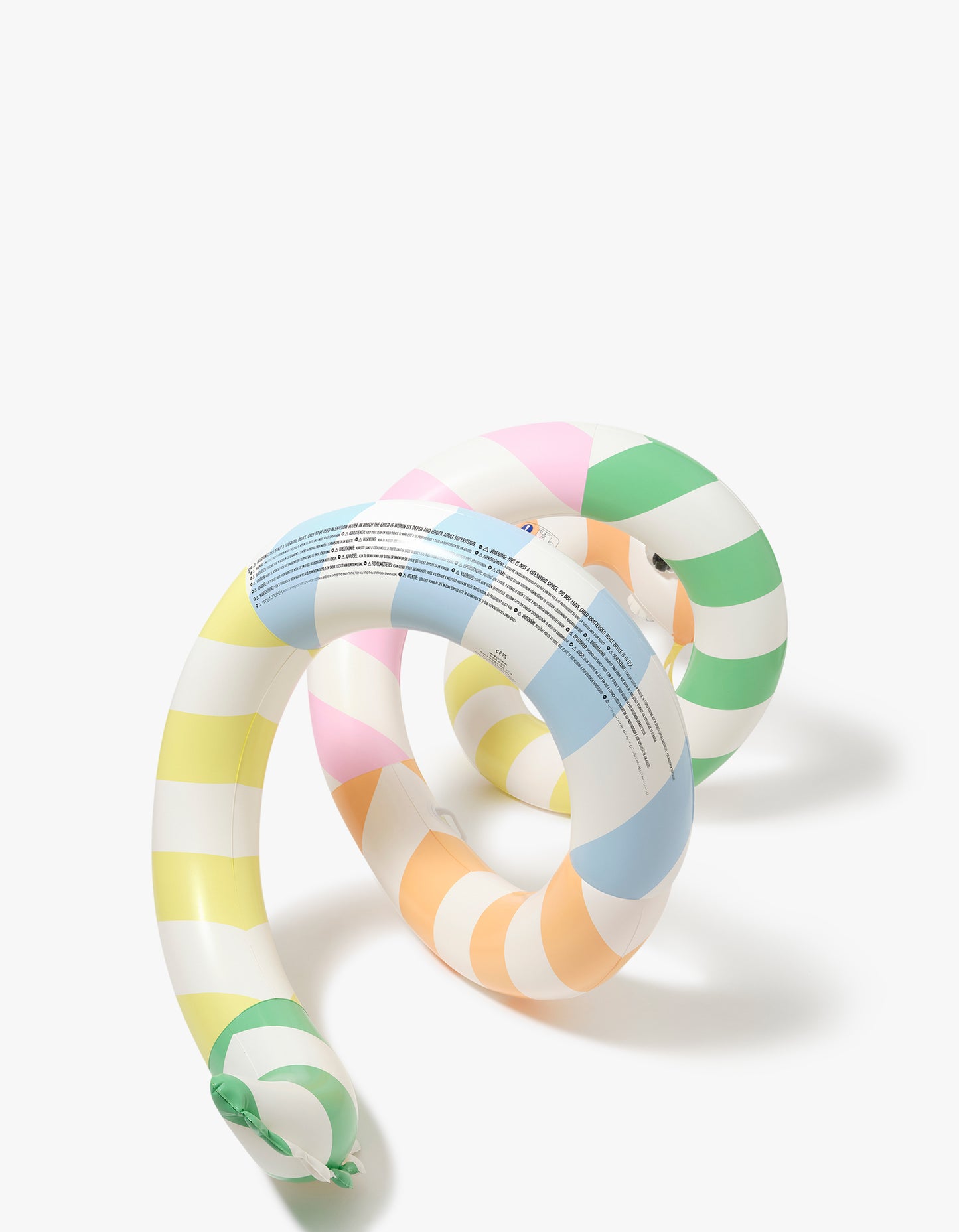 Giant Inflatable Noodle - Poolside Sorbet Stripe