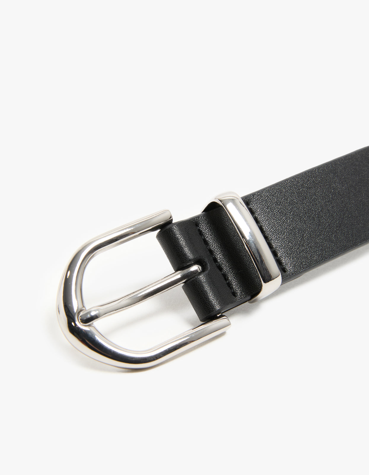 Texas Belt - Black/Silver
