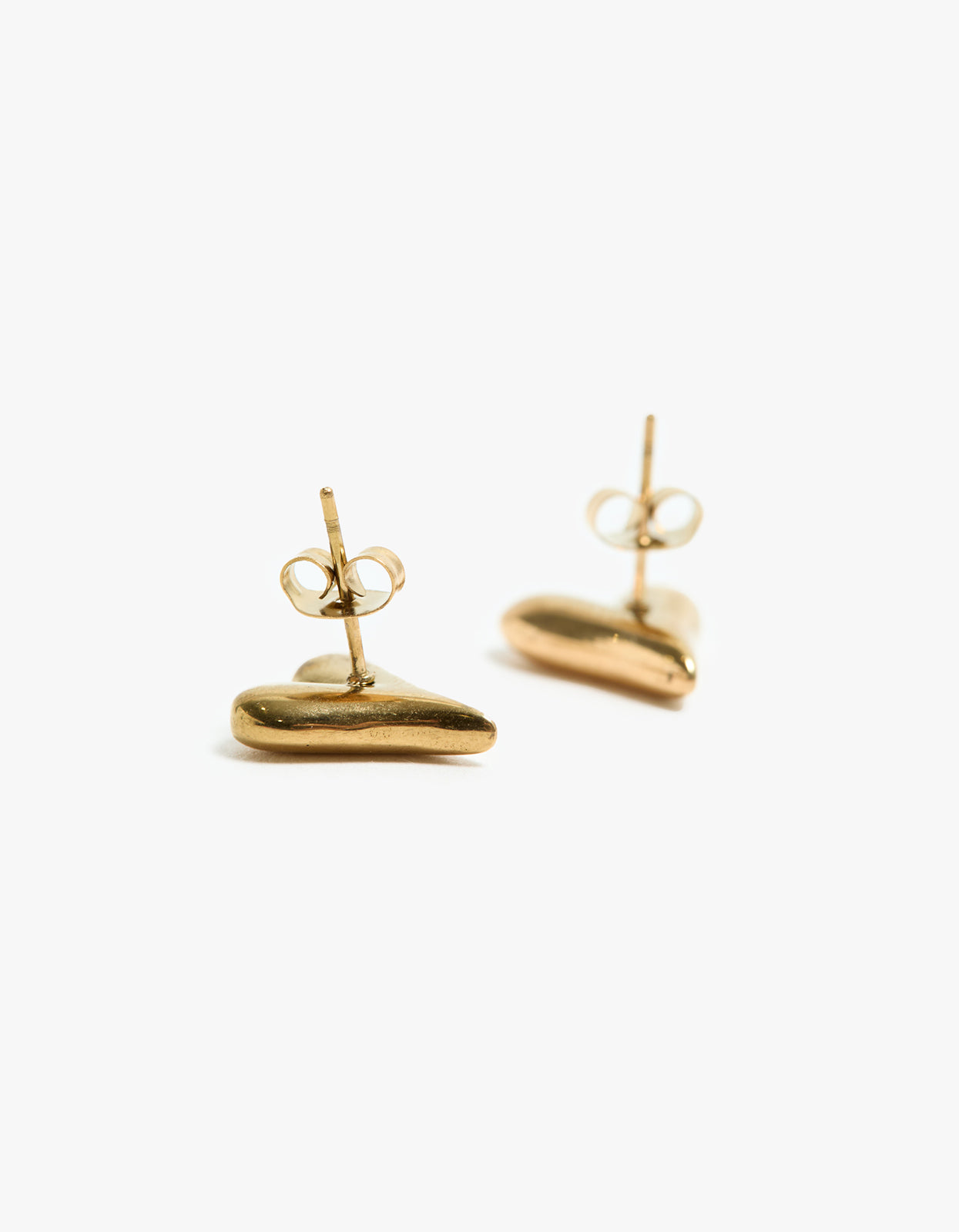 Clara Heart Earrings - Gold Plated