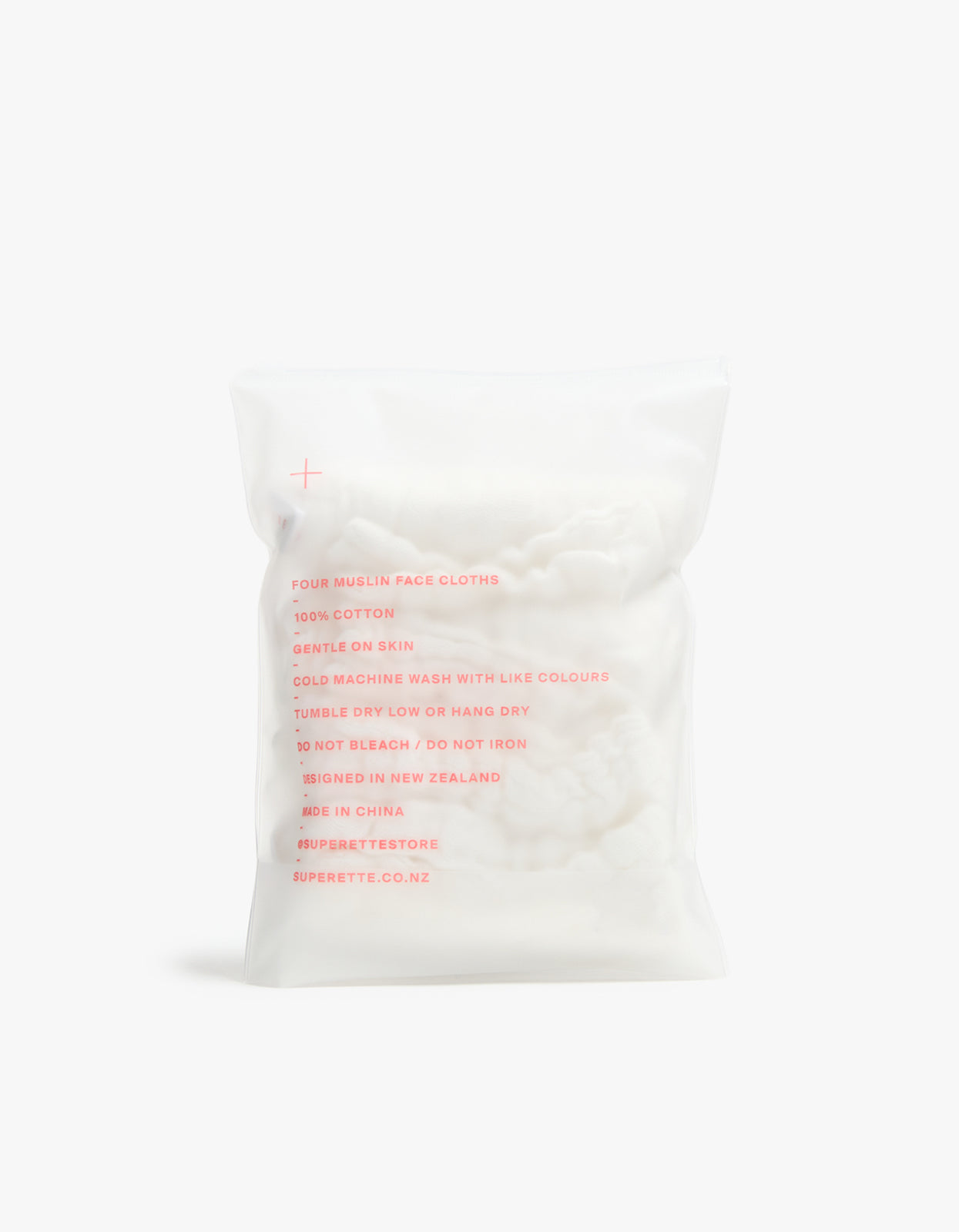 Everyday Muslin Cloths (4pk) - White