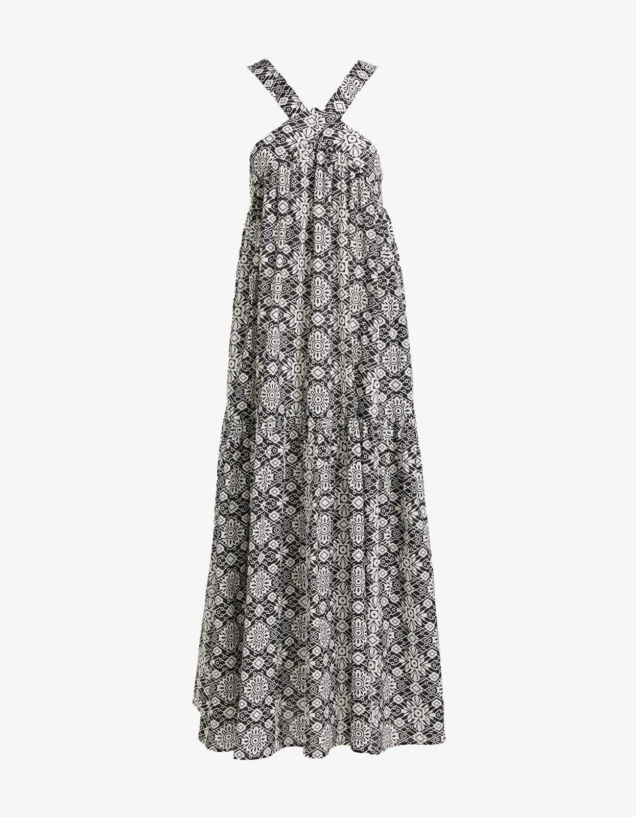 Hannah Dress - Black/White