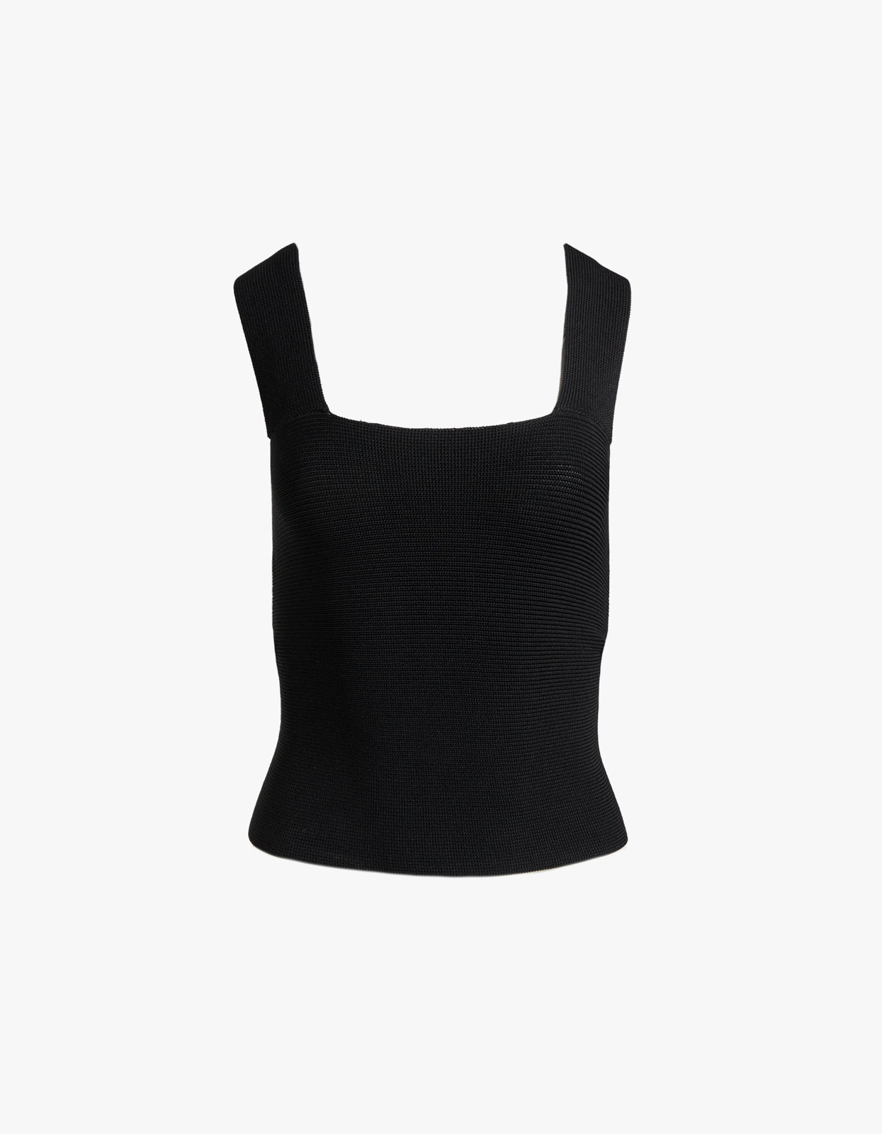 Jayne Knit Tank - Black