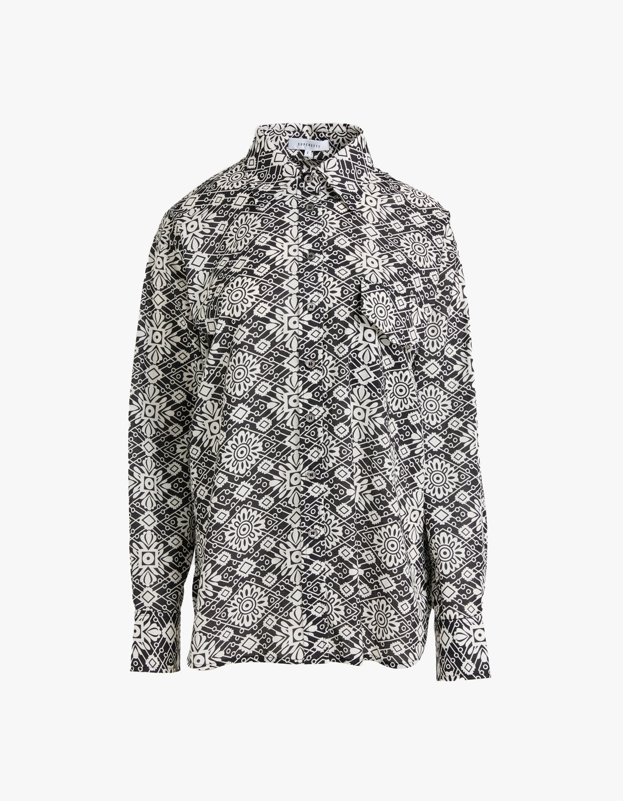 Florence Shirt - Black/White
