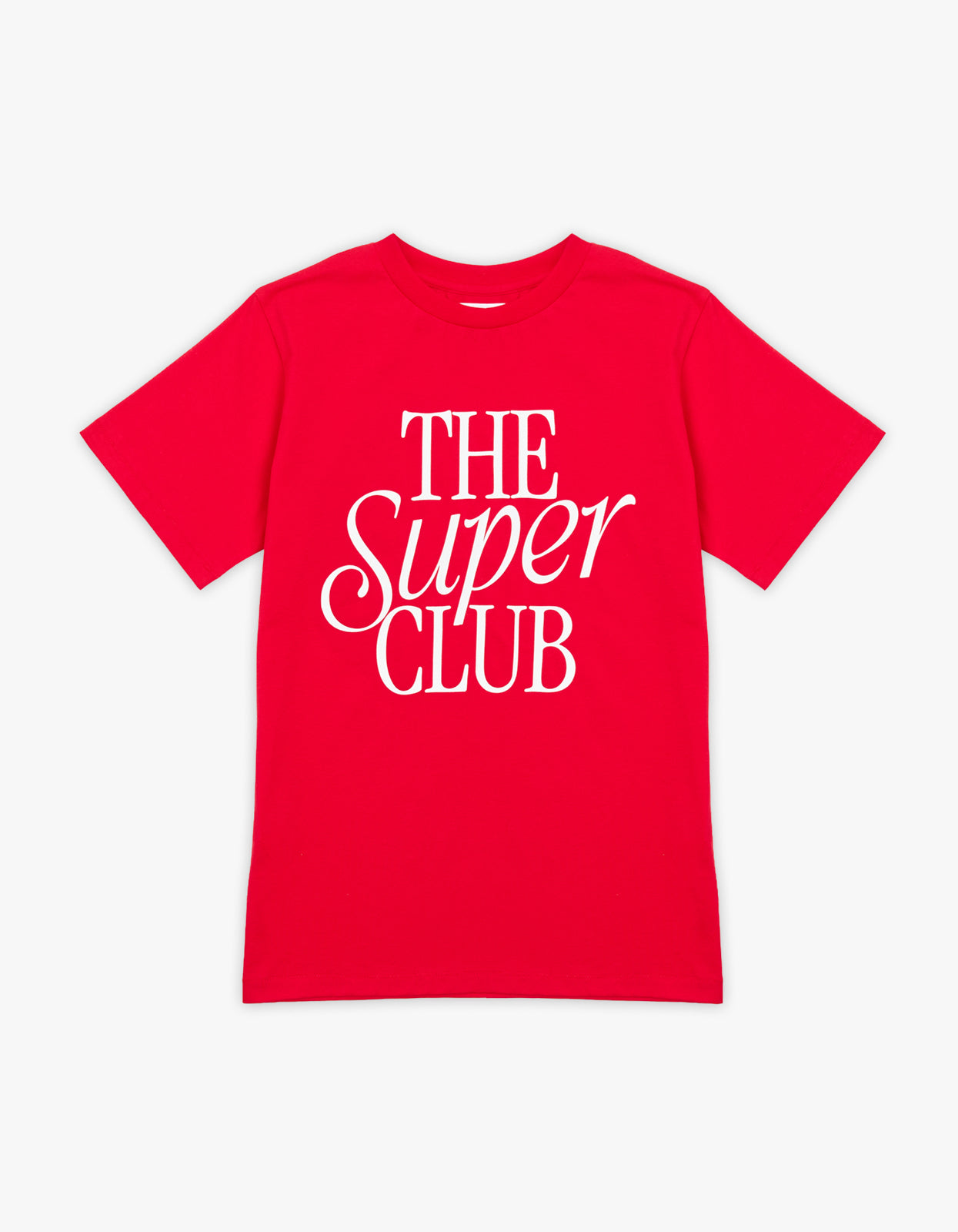 The Super Club Super Stack Tee - Red/White