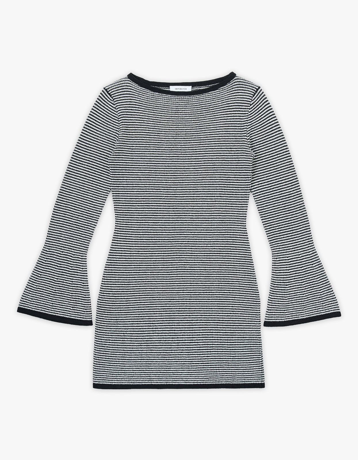 Marseille Breeze Dress - Black/White