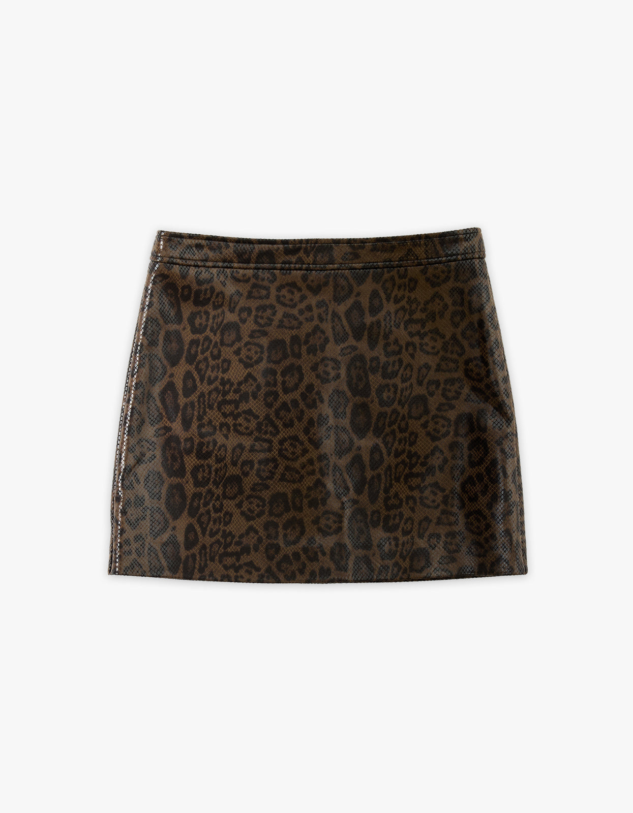 The Narrator Skirt - Leopard