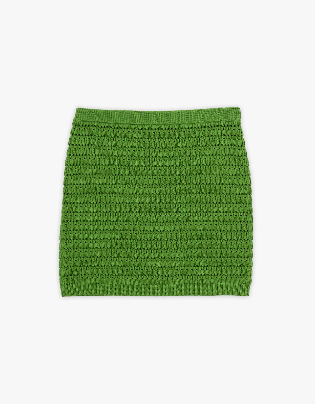 Luca Knit Mini Skirt - Green