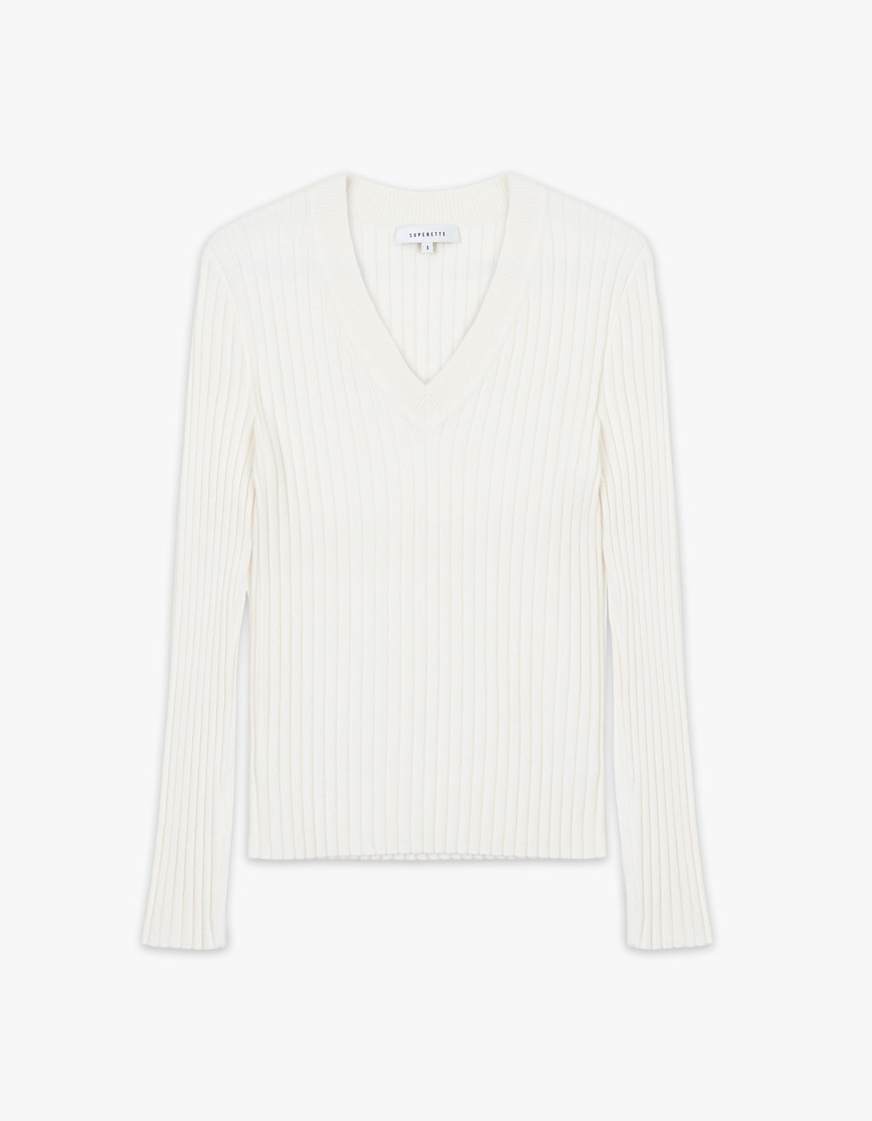 Bailey V-Neck Knit - Ivory