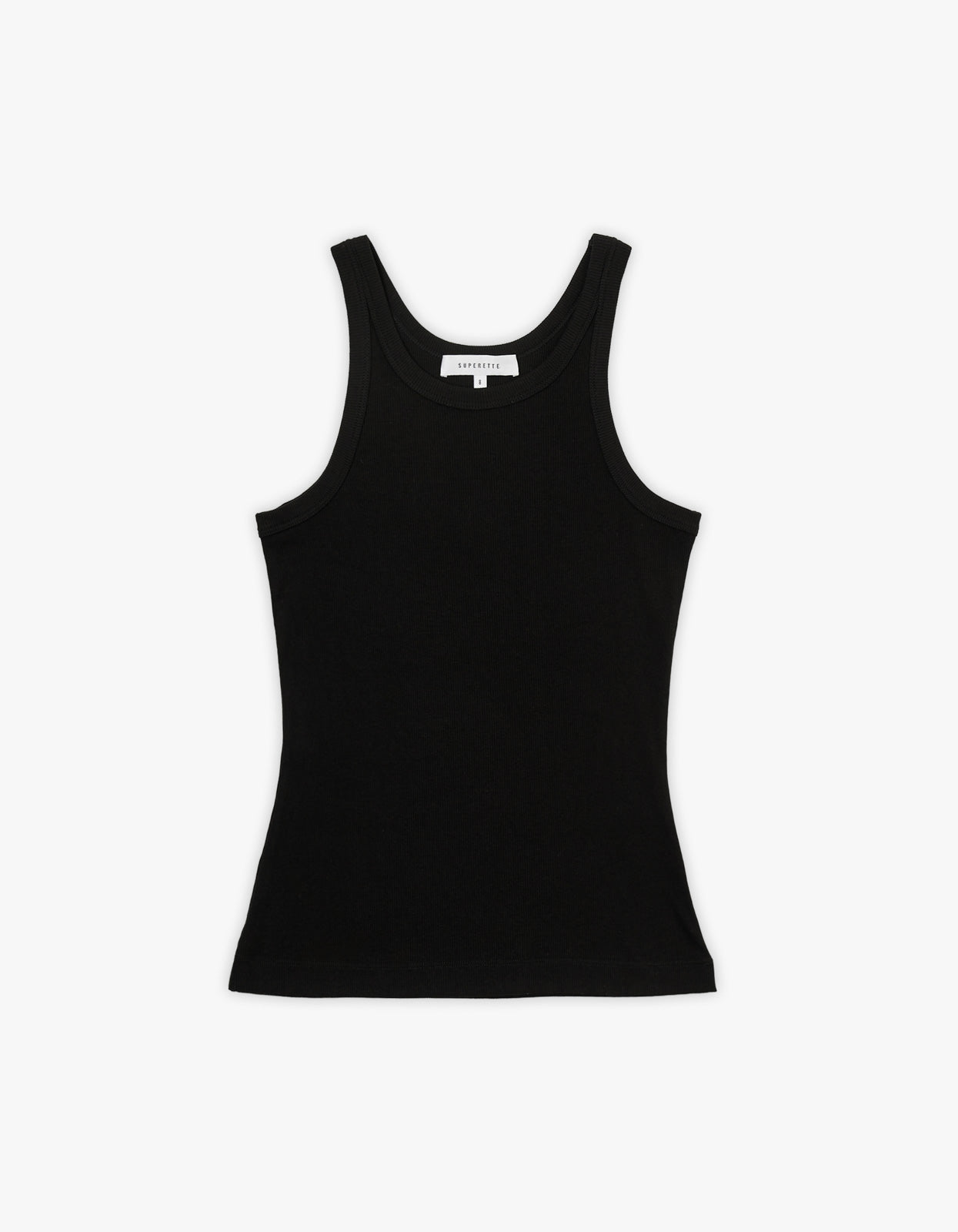Eli Rib Tank - Black