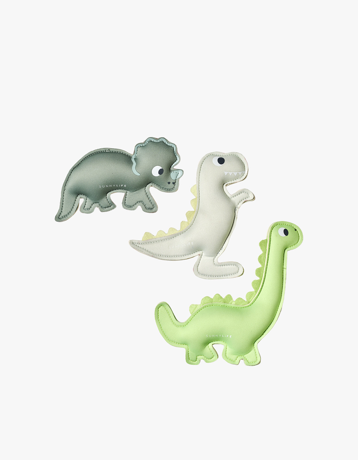 Dive Buddies Set Of 3 - Dino Multi