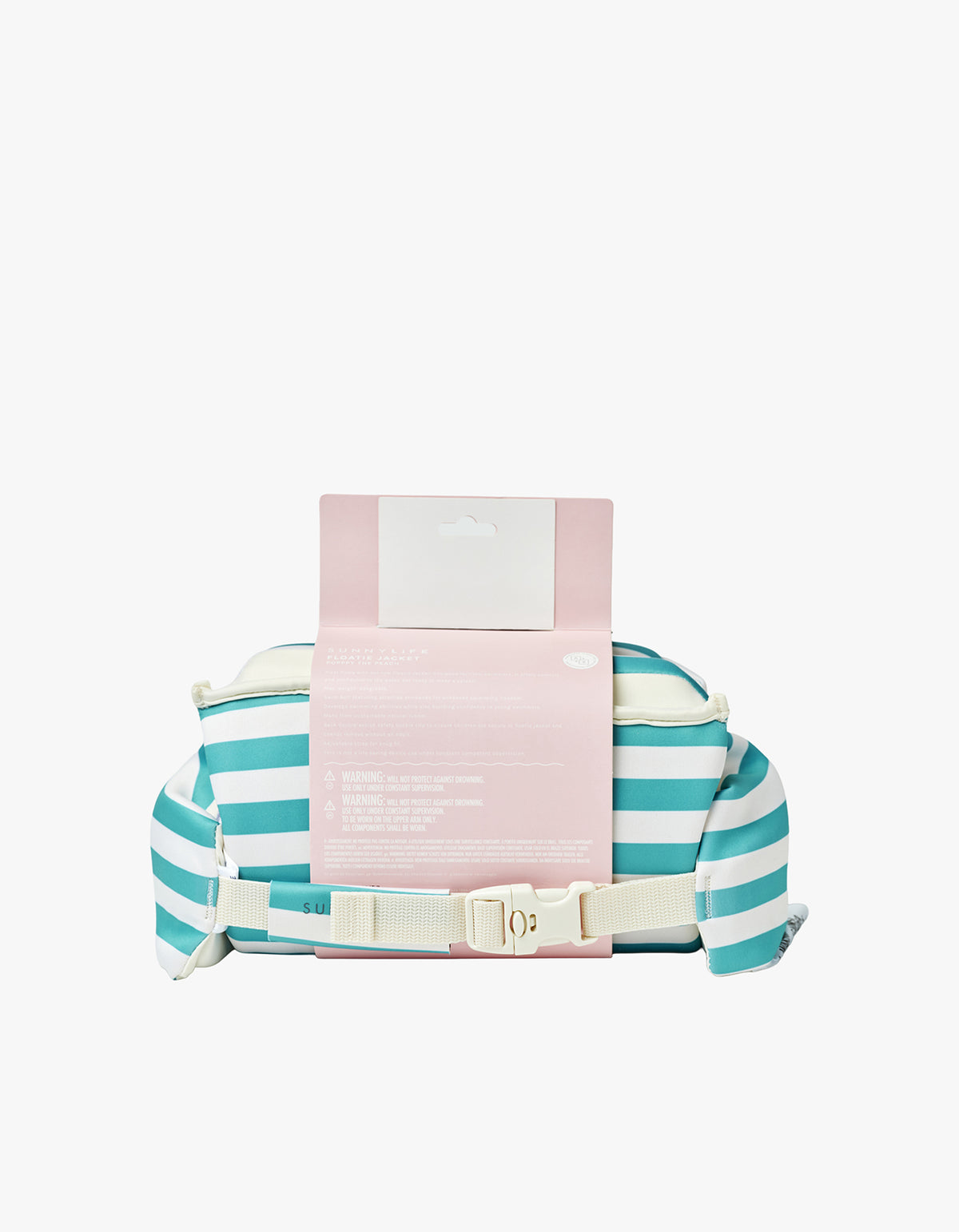 Floatie Jacket - Poppy The Peach Green Stripe