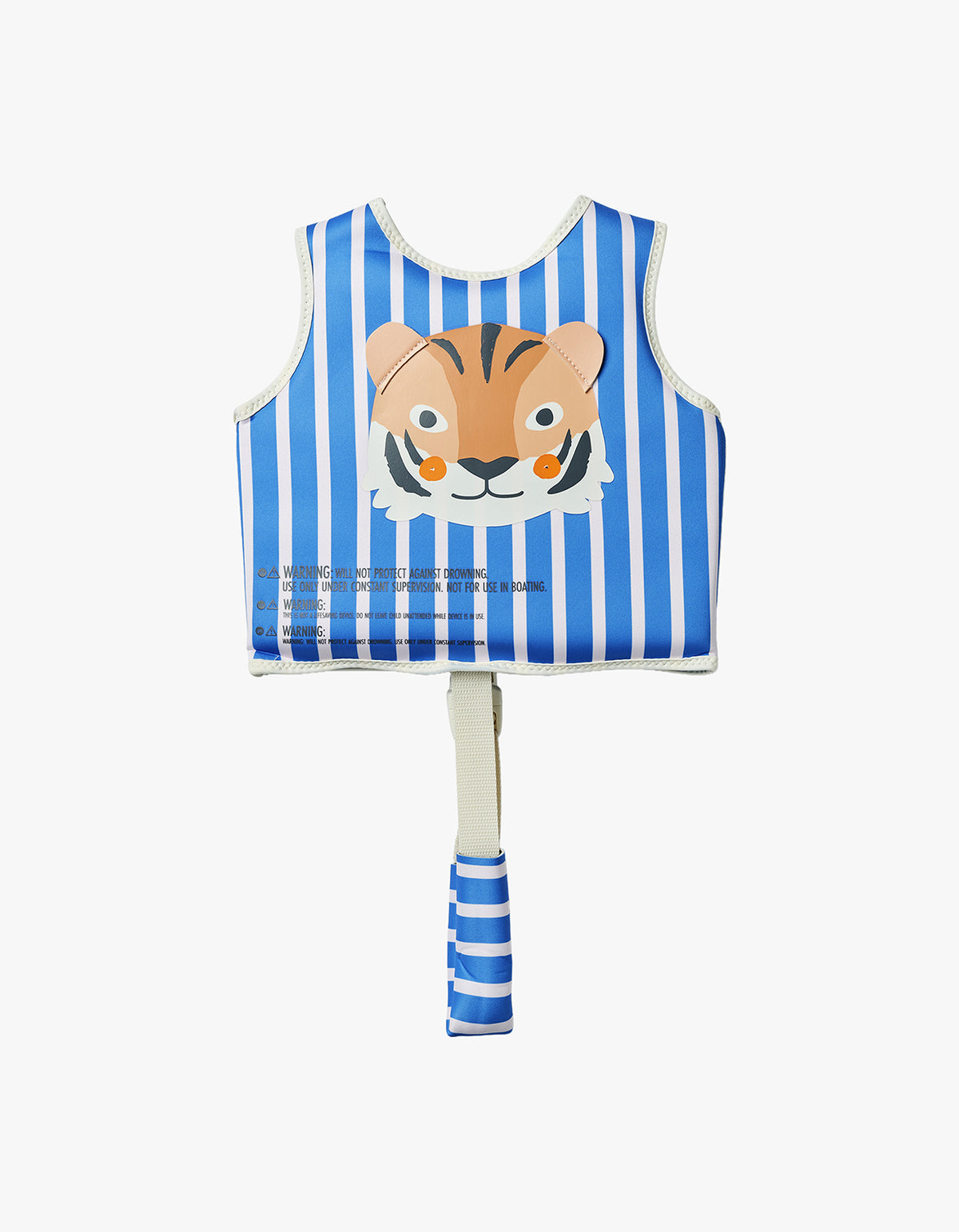 Kids Swim Vest - Tino The Tiger Blue