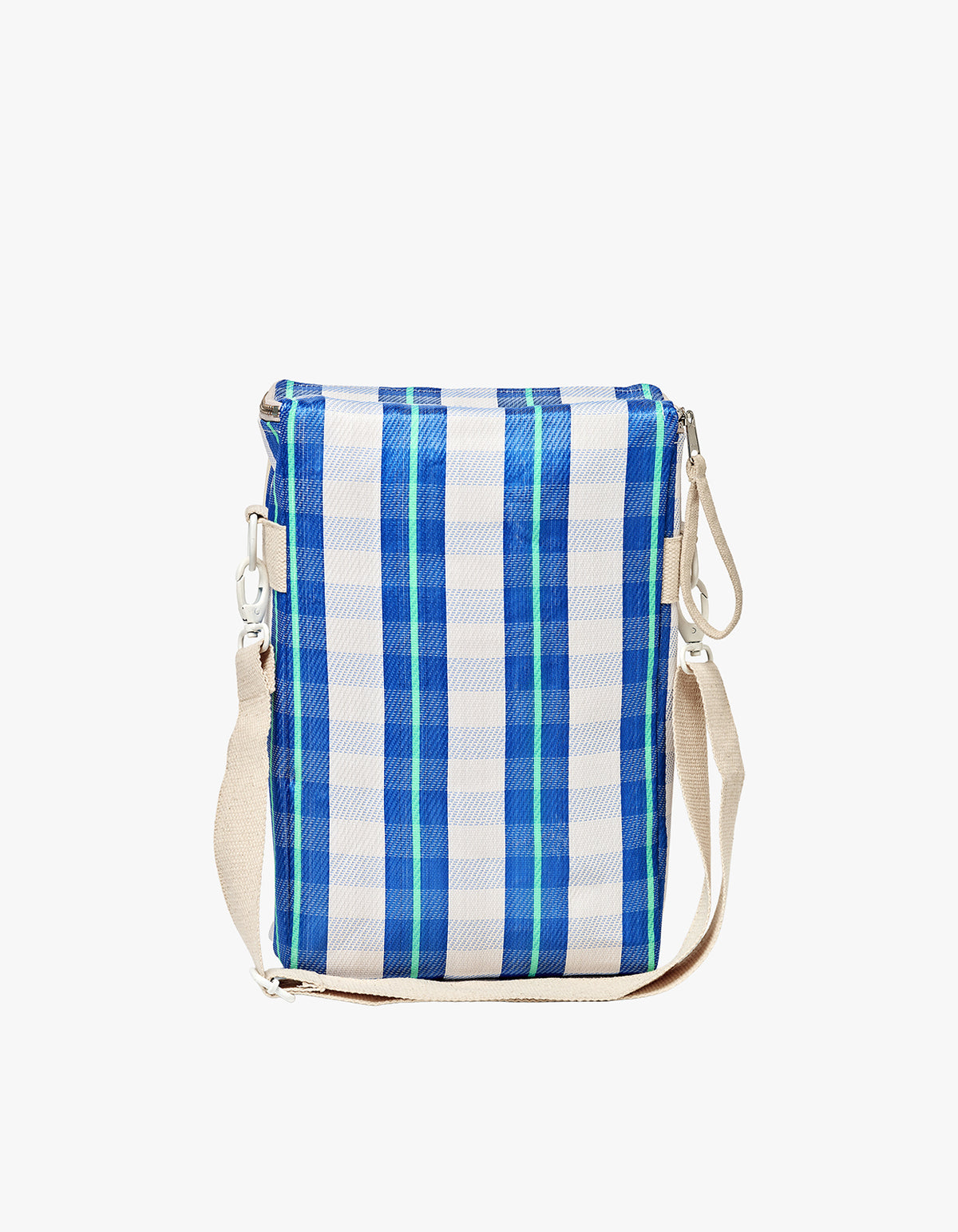 Recycled Nylon Drinks Cooler Bag - La Mer Blue Neon