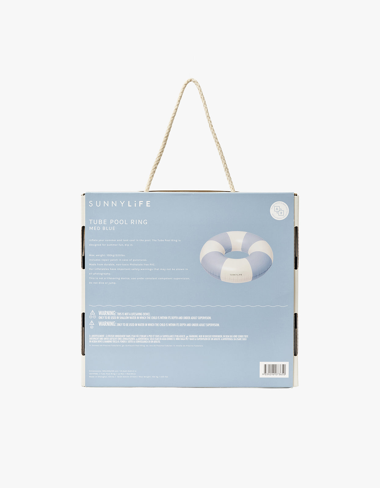 Tube Pool Ring - La Mer Med Blue