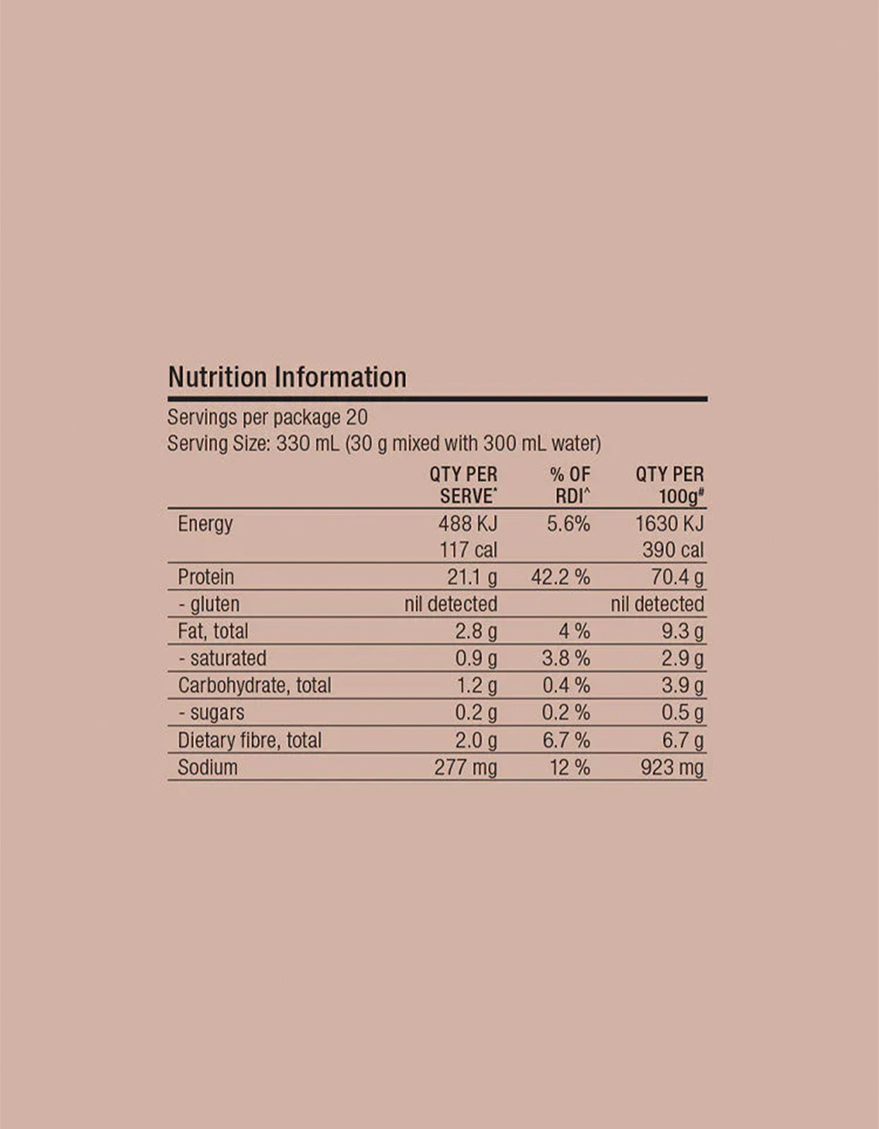 Body Protein+ - Chocolate