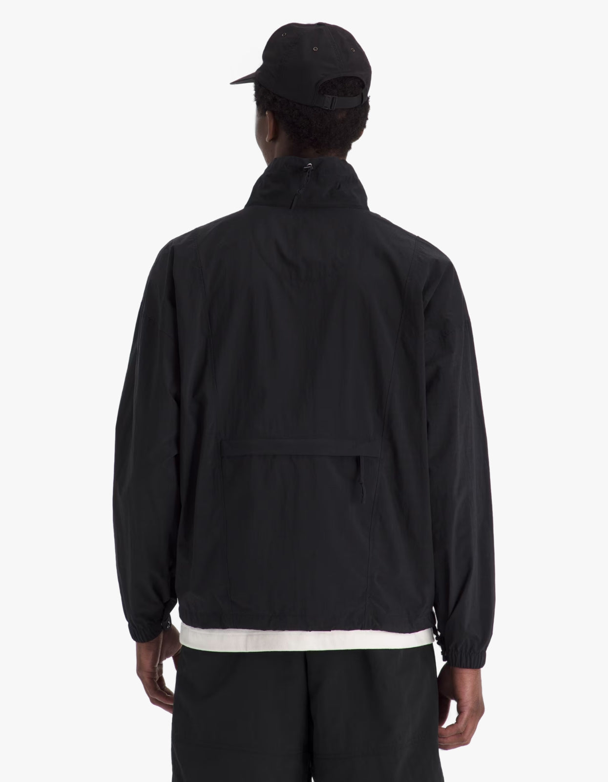 Mens TNF Red Box Taslan Jacket - TNF Black