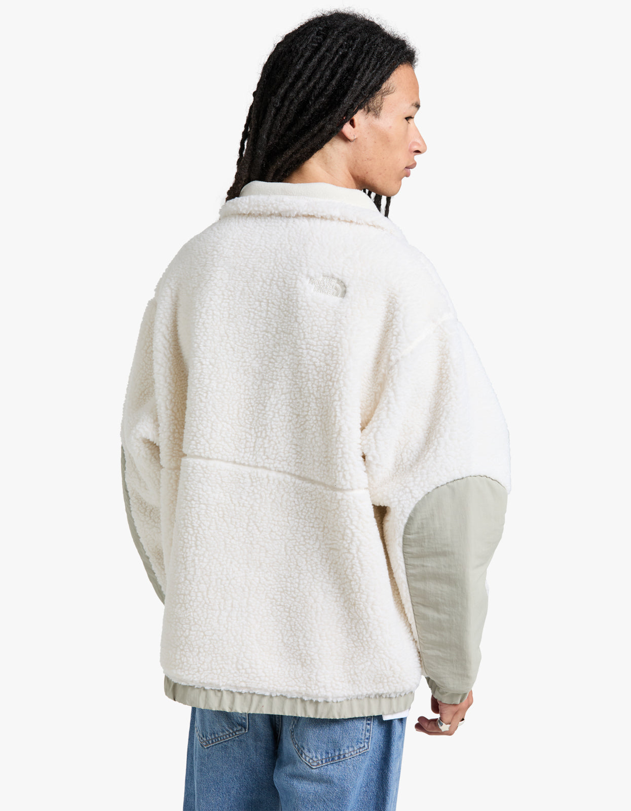 M66 High Pile Fleece Jacket - White Dune/Clay Grey