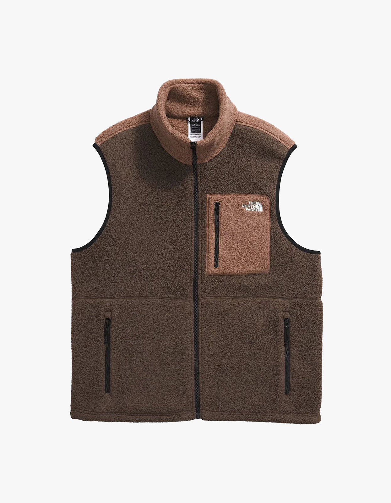 Yumiori Fleece Vest Smokey Brown/Latte – Superette