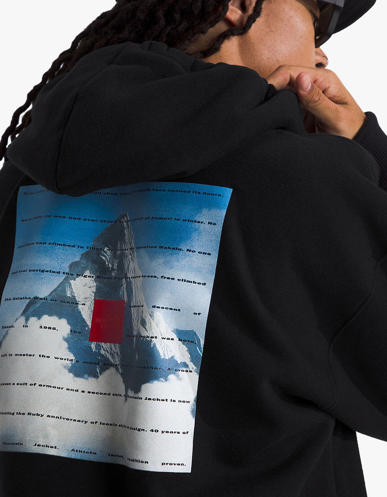 40Th Anniversary Mountain Jacket Heavyweight Hoodie - TNF Black