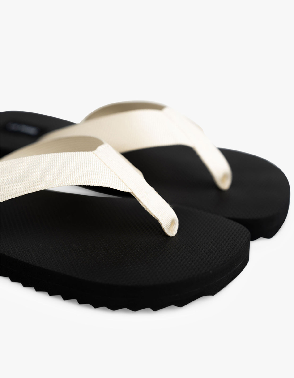 Canvas Thong - Cream