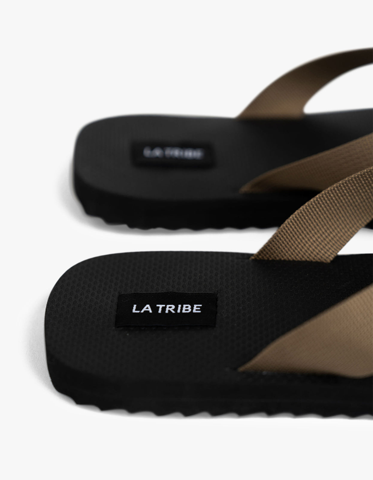 Canvas Thong - Taupe