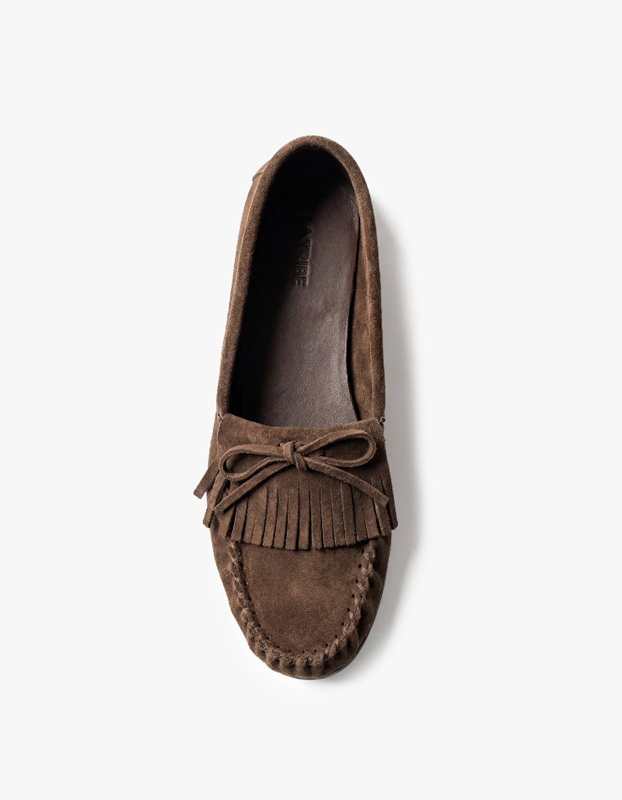 Tula Moccasin - Dark Brown Suede
