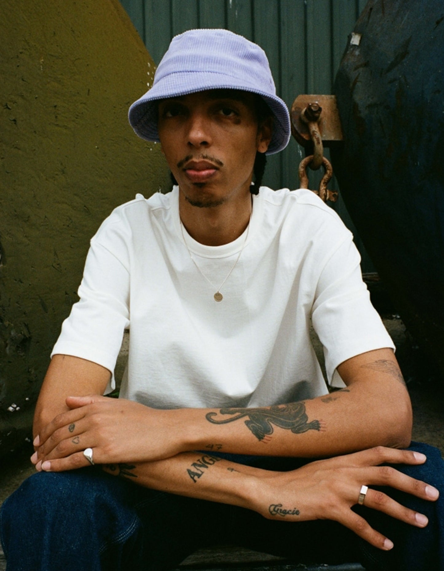 Type 010 Round Pendant Necklace - Sterling Silver