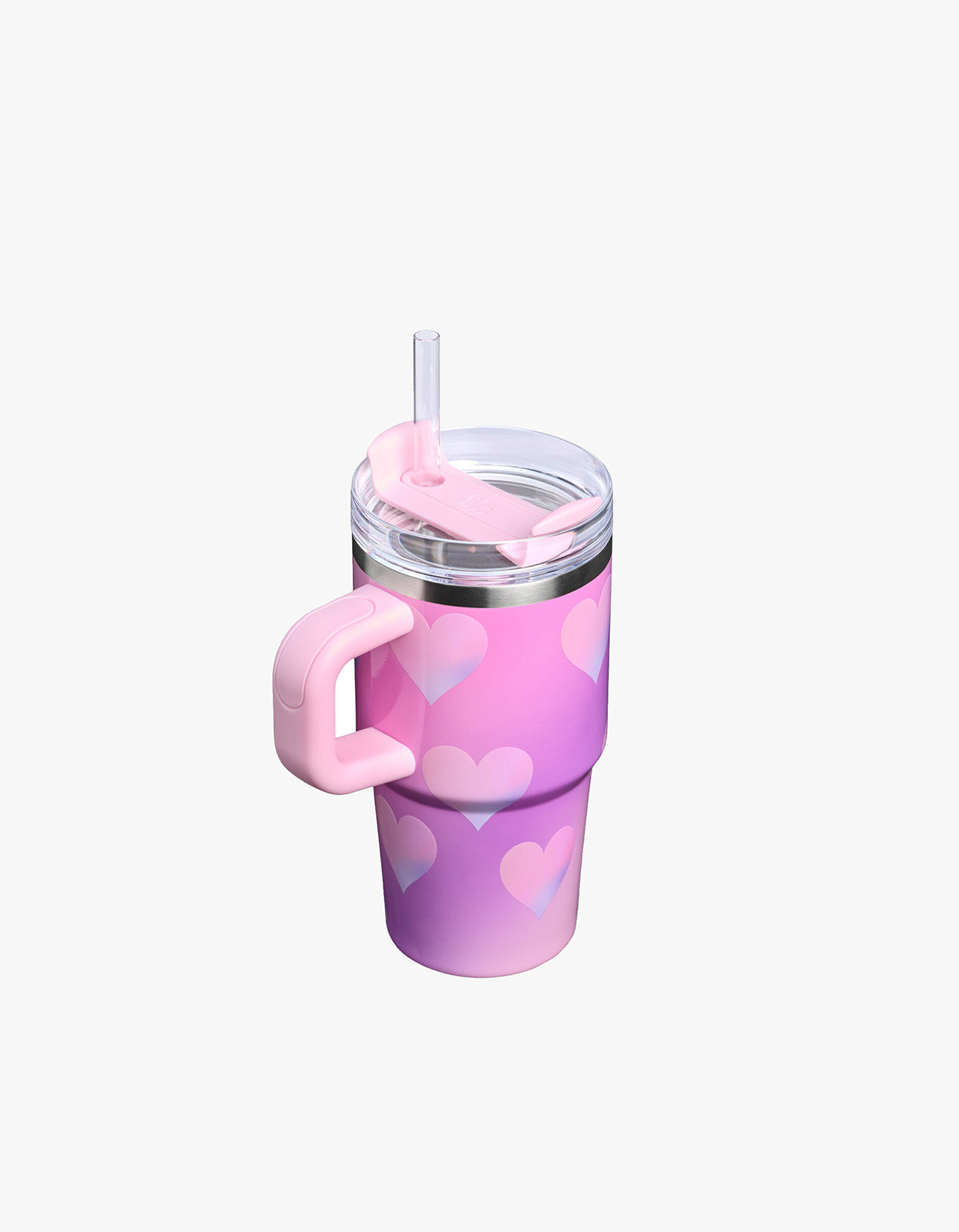 Valentines Quencher 2.0 Flowstate Tumbler 590ml/20oz - Pink Hearts