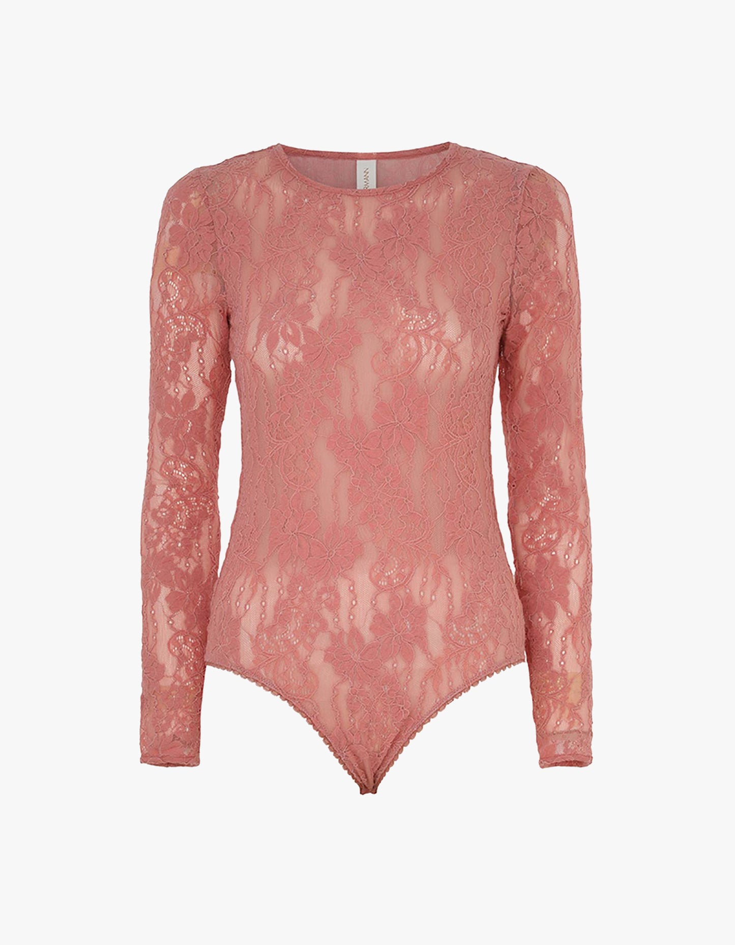 Lace Bodysuit - Blush
