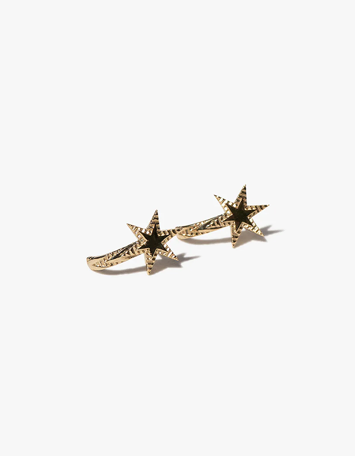 Zoe & Morgan X Superette Bianca Star Earrings - 22K Gold Plate
