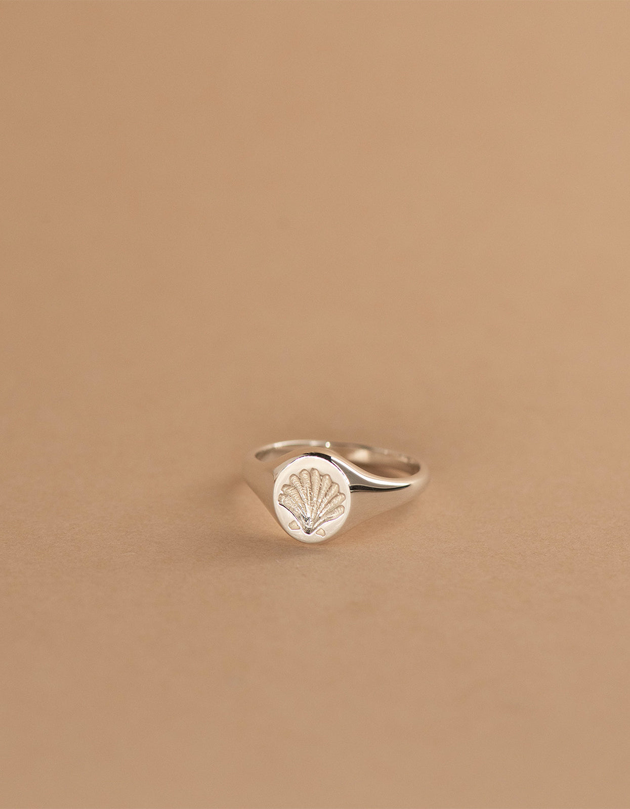 Secret Society Of Shell Lovers Signet Ring - Silver