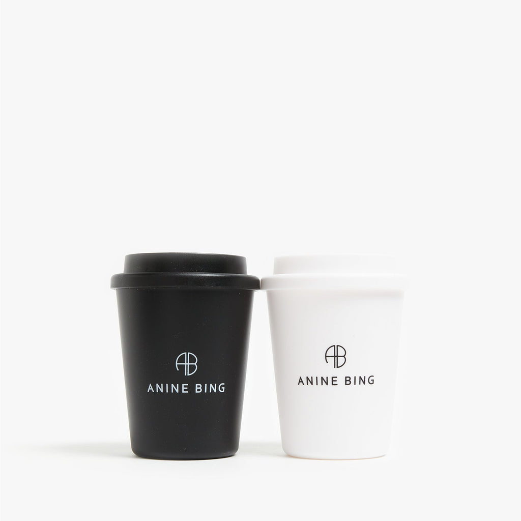 Superette  Ab Cup 2 Pack - White/Black