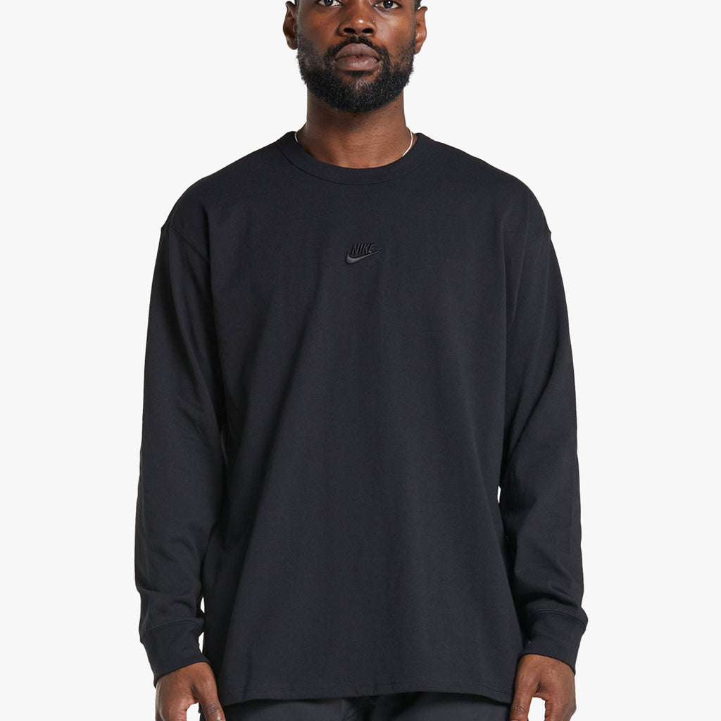 Superette | M NSW Premium Essentials L/S Tee - Black/Black