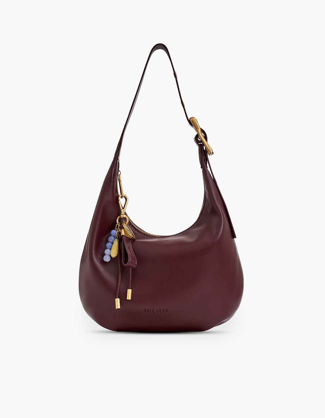 Everyday Croissant Bag - Bordeaux