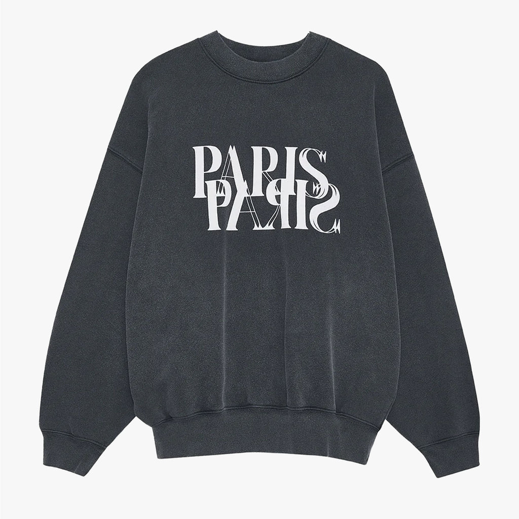 Superette | Jaci Sweatshirt Paris - Washed Black