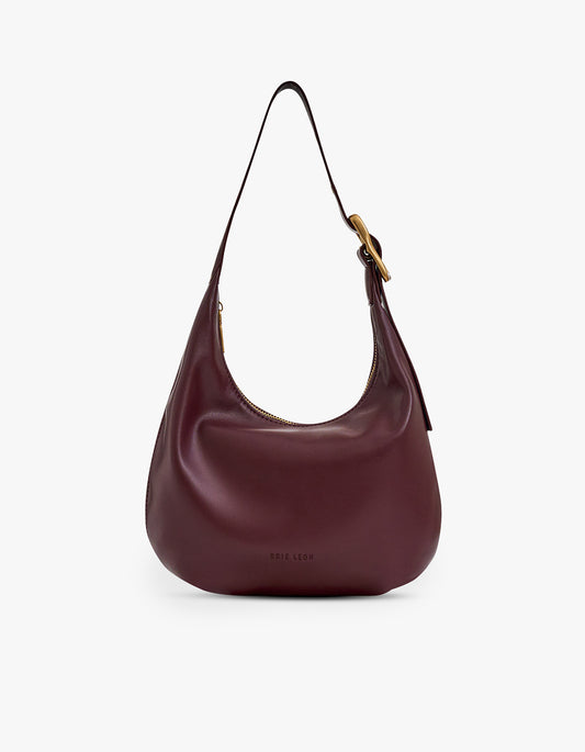 Everyday Croissant Bag - Bordeaux