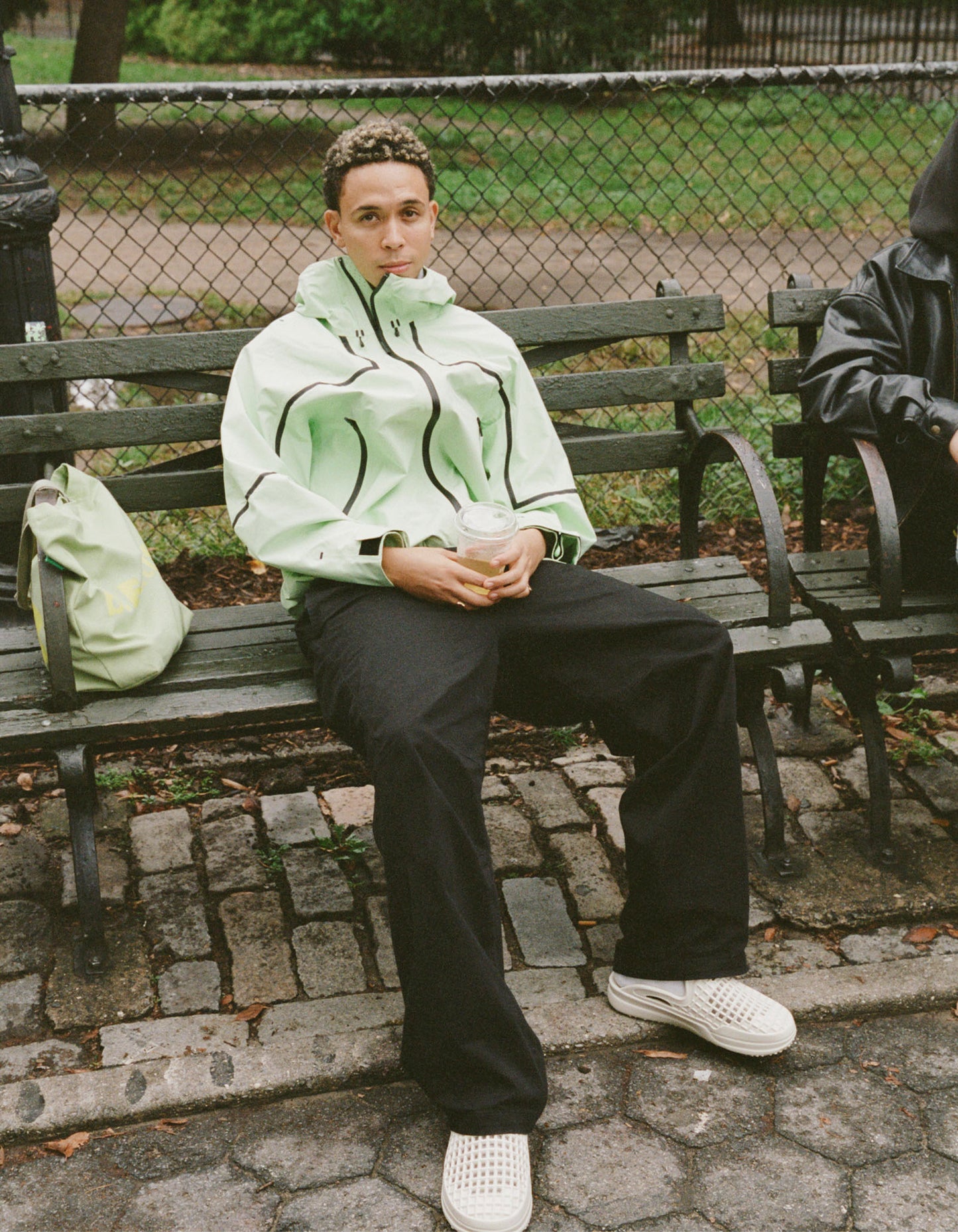 Mens Scenario Slide - Bone White