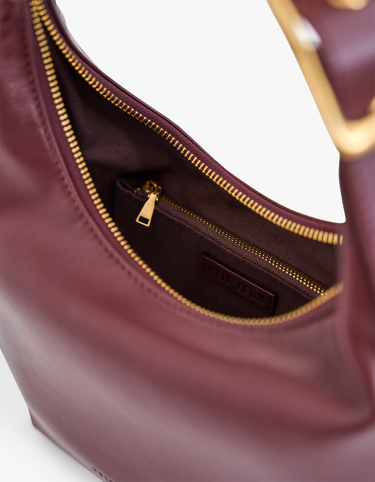 Everyday Croissant Bag - Bordeaux