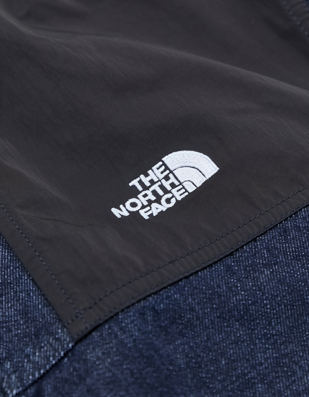 W A-Line Denim Jacket Cordura - Dark Indigo Denim Wash-Tnf Black