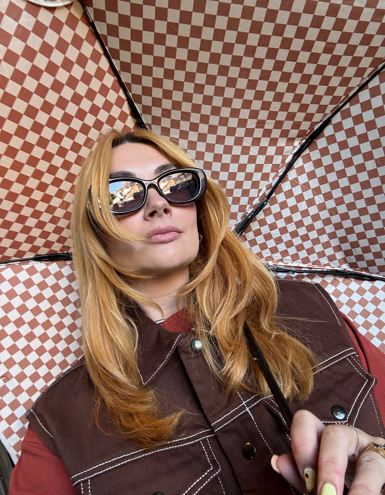 Blunt Metro Umbrella - Clay Check